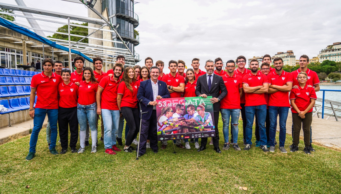 Presentación de la LIII regata Sevilla-Betis 