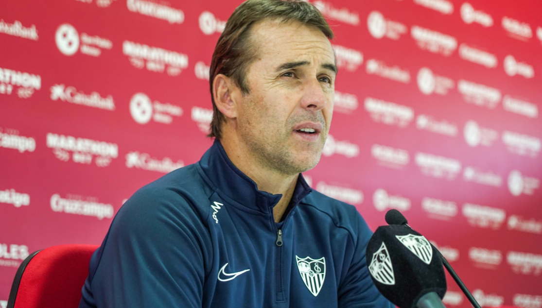 Julen Lopetegui en la rueda de prensa previa al CD Leganés