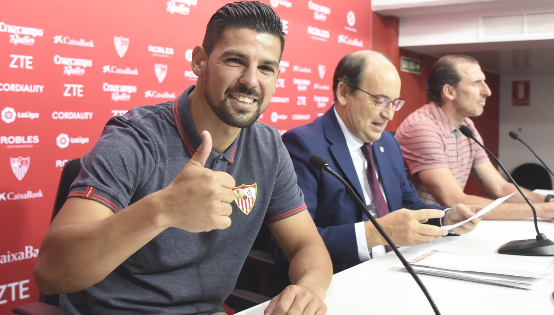 Nolito en su presentación