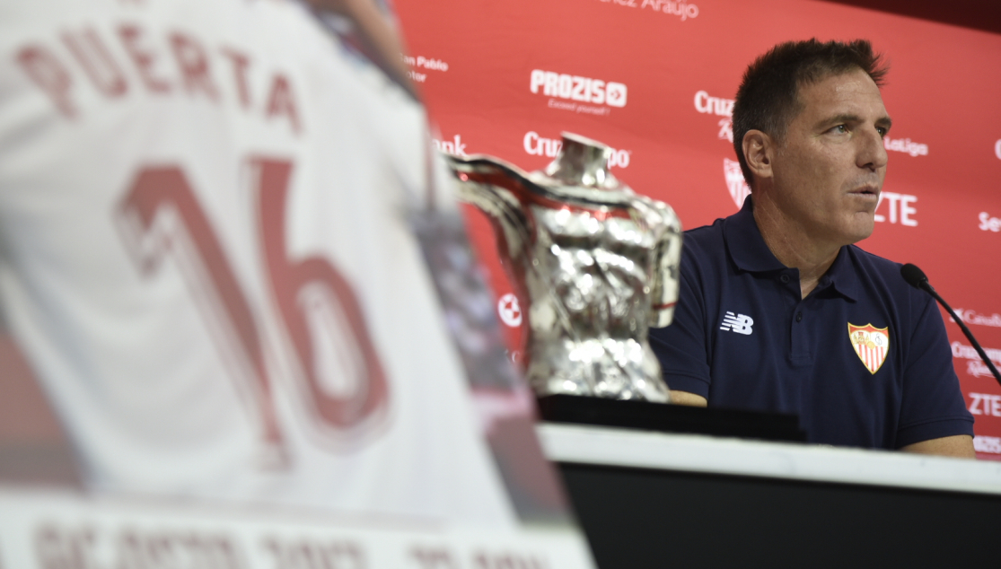 Eduardo Berizzo, técnico del Sevilla FC