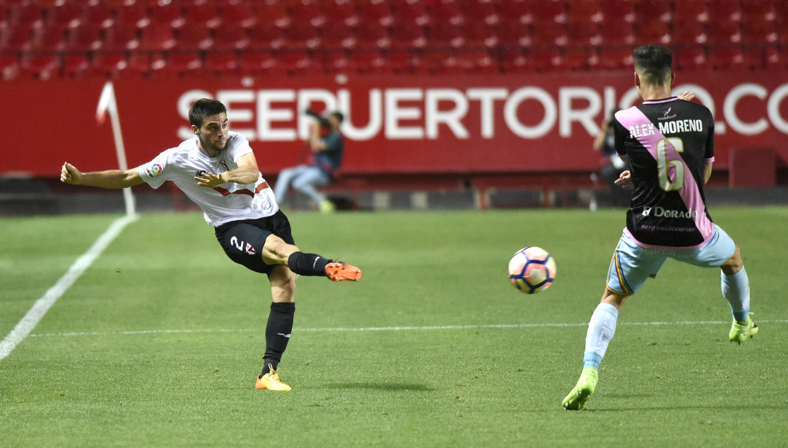 David Carmona del Sevilla Atlético ante el Rayo