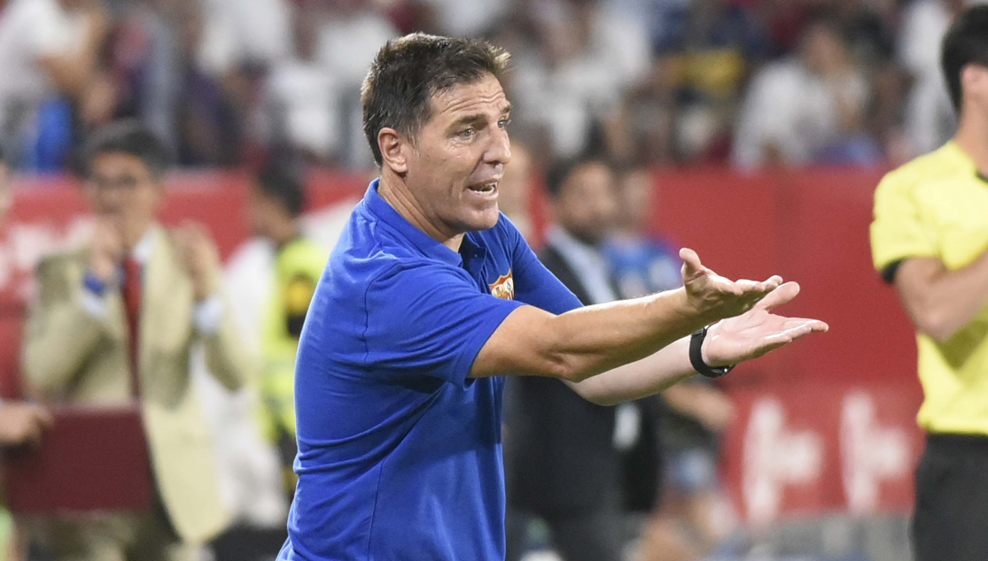 Eduardo Berizzo, en el Sevilla FC-Espanyol