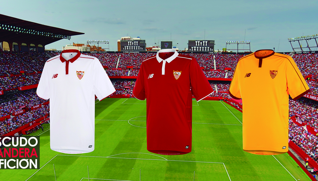 Camisetas del Sevilla FC de la temporada 16/17