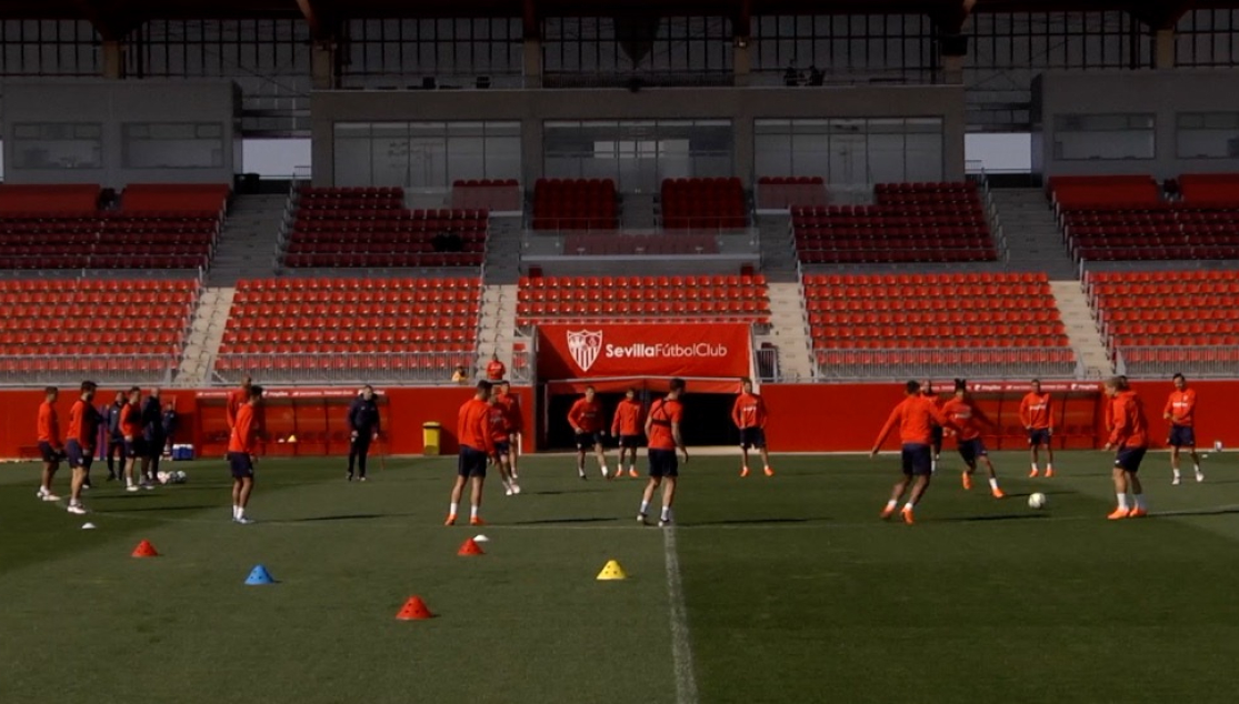 Entrenamiento en la ciudad deportiva