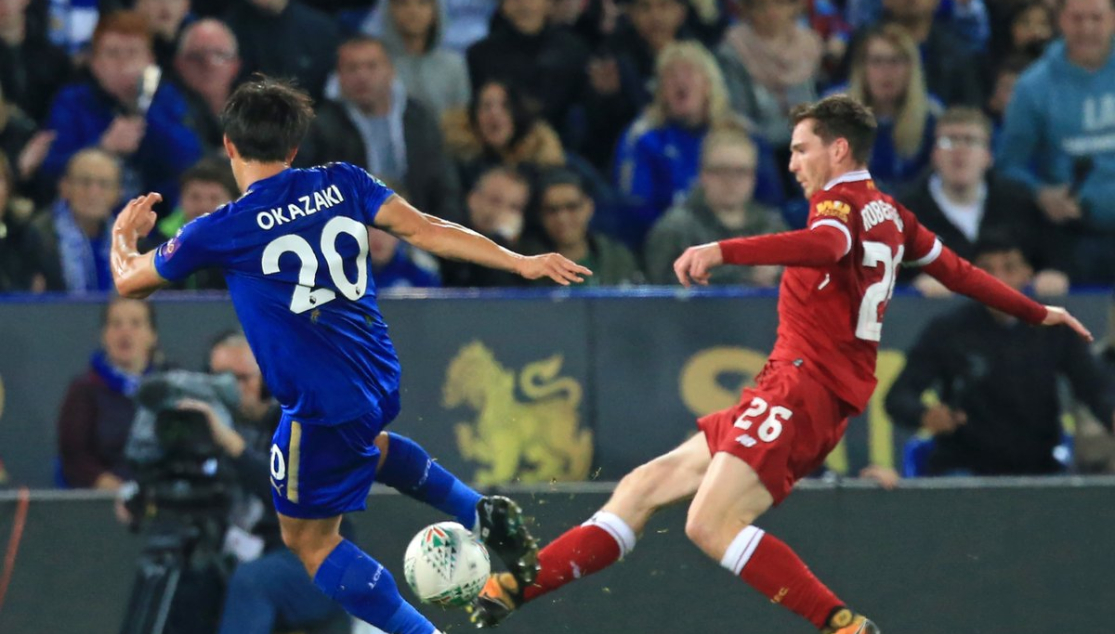 Partido entre el Leicester y el Liverpool