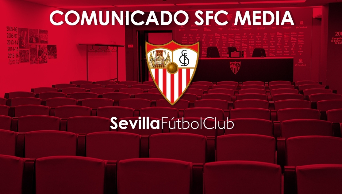 Comunicado medios del Sevilla FC 