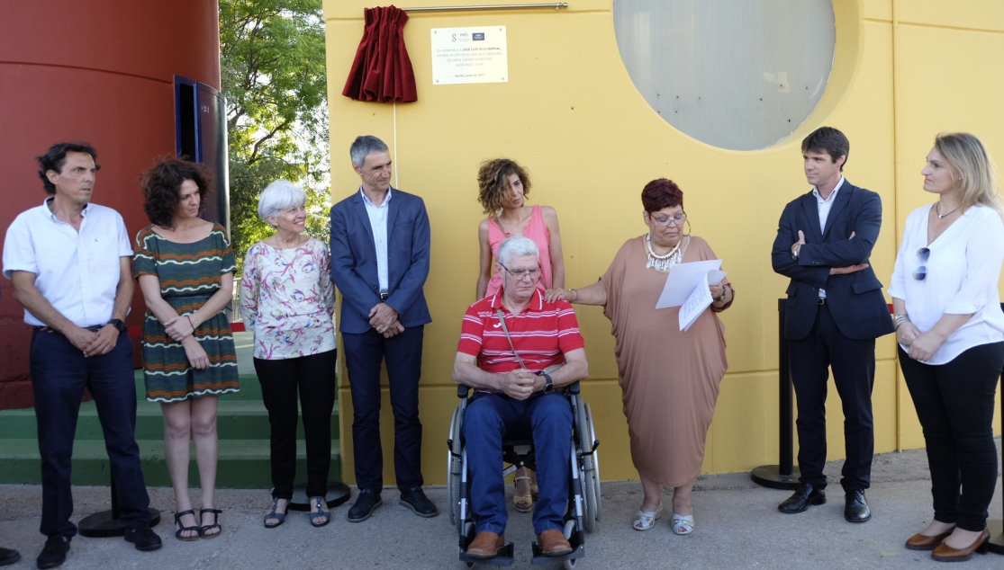 Placa a Ruiz Bernal en San Pablo