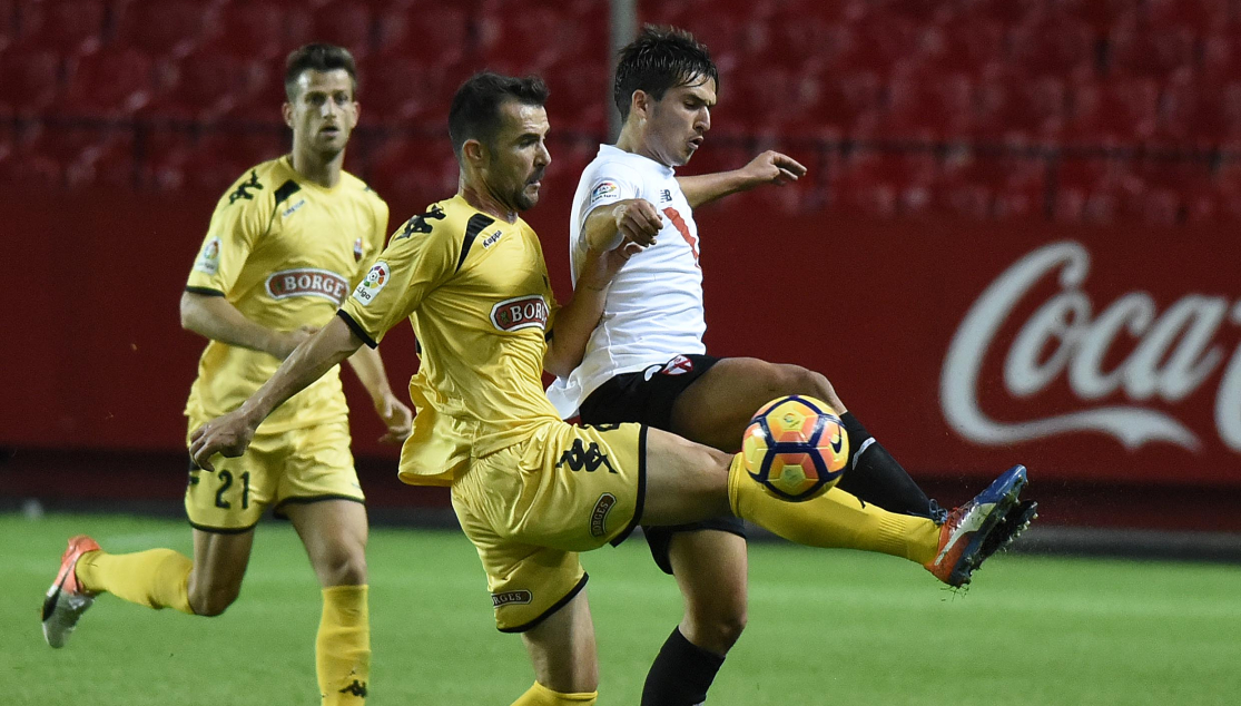 Cotán del Sevilla Atlético ante el Reus