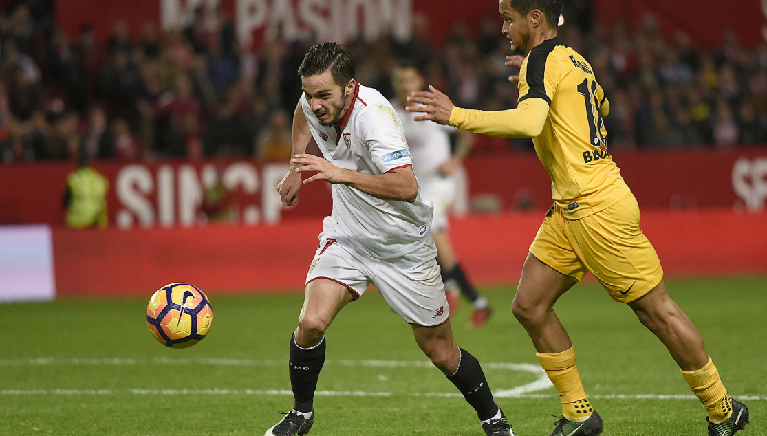 Partido entre el Sevilla FC y el Málaga CF