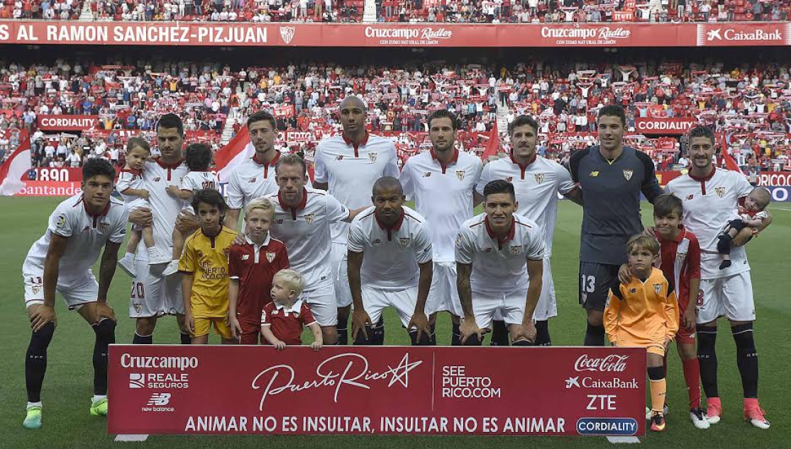 Once inicial del Sevilla FC ante Osasuna