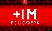 Un millón de seguidores en las redes sociales chinas