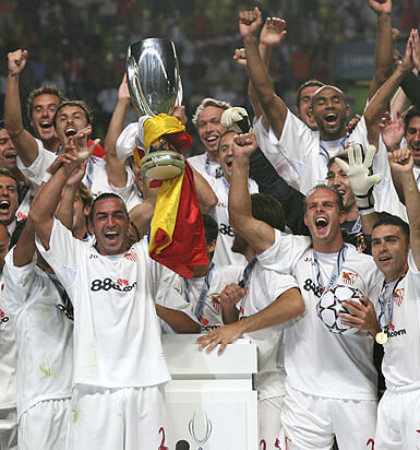 Sevilla FC European Super Cup Celebration