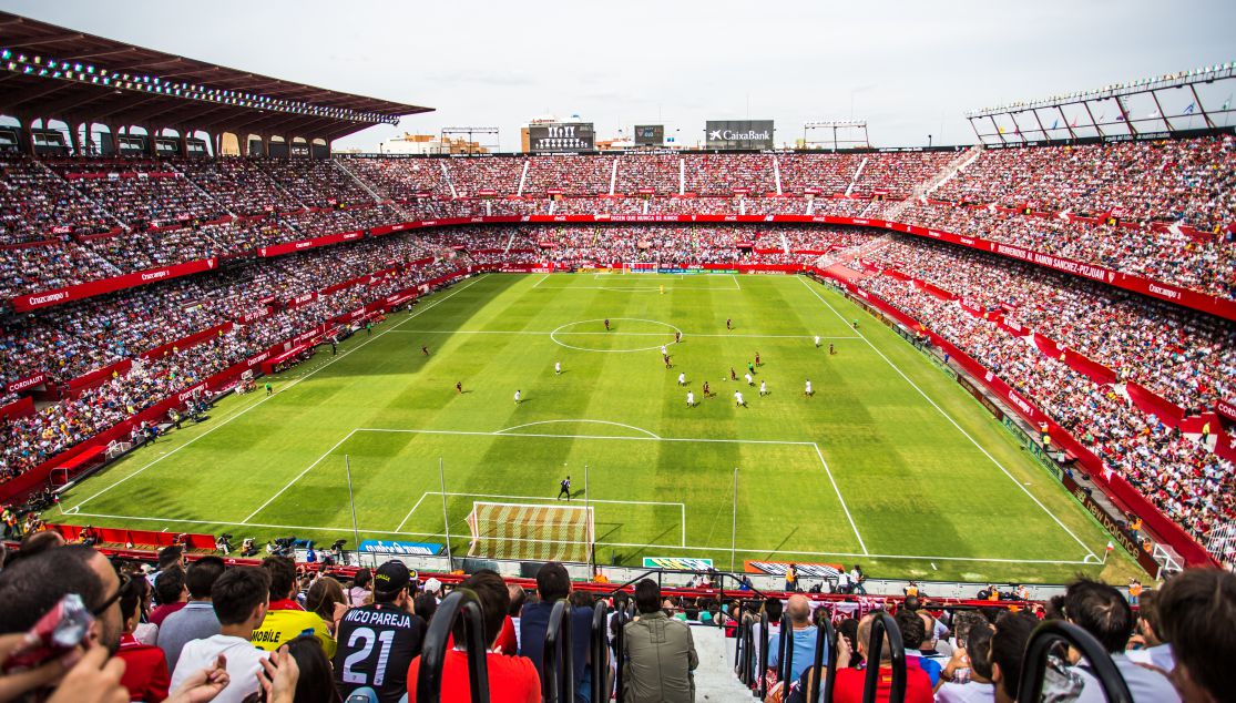 El estadio Ramón Sánchez Pizjuán, en uno de los encuentros de esta temporada