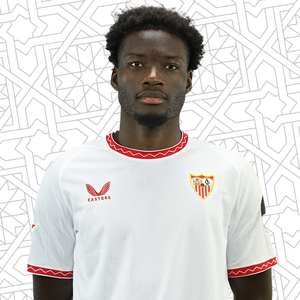 Agoumé con la camiseta del Sevilla FC