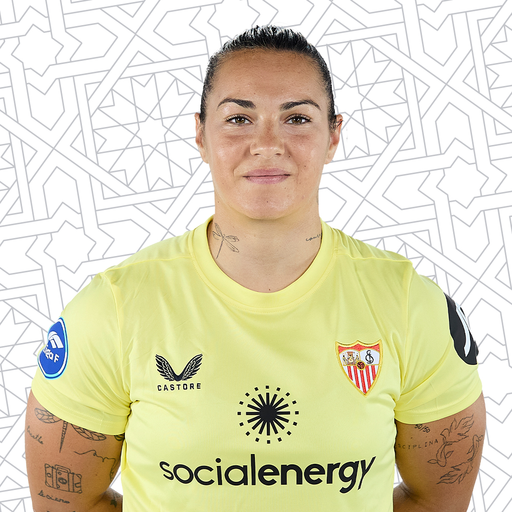 Aguirre portera del equipo femenino del Sevilla FC