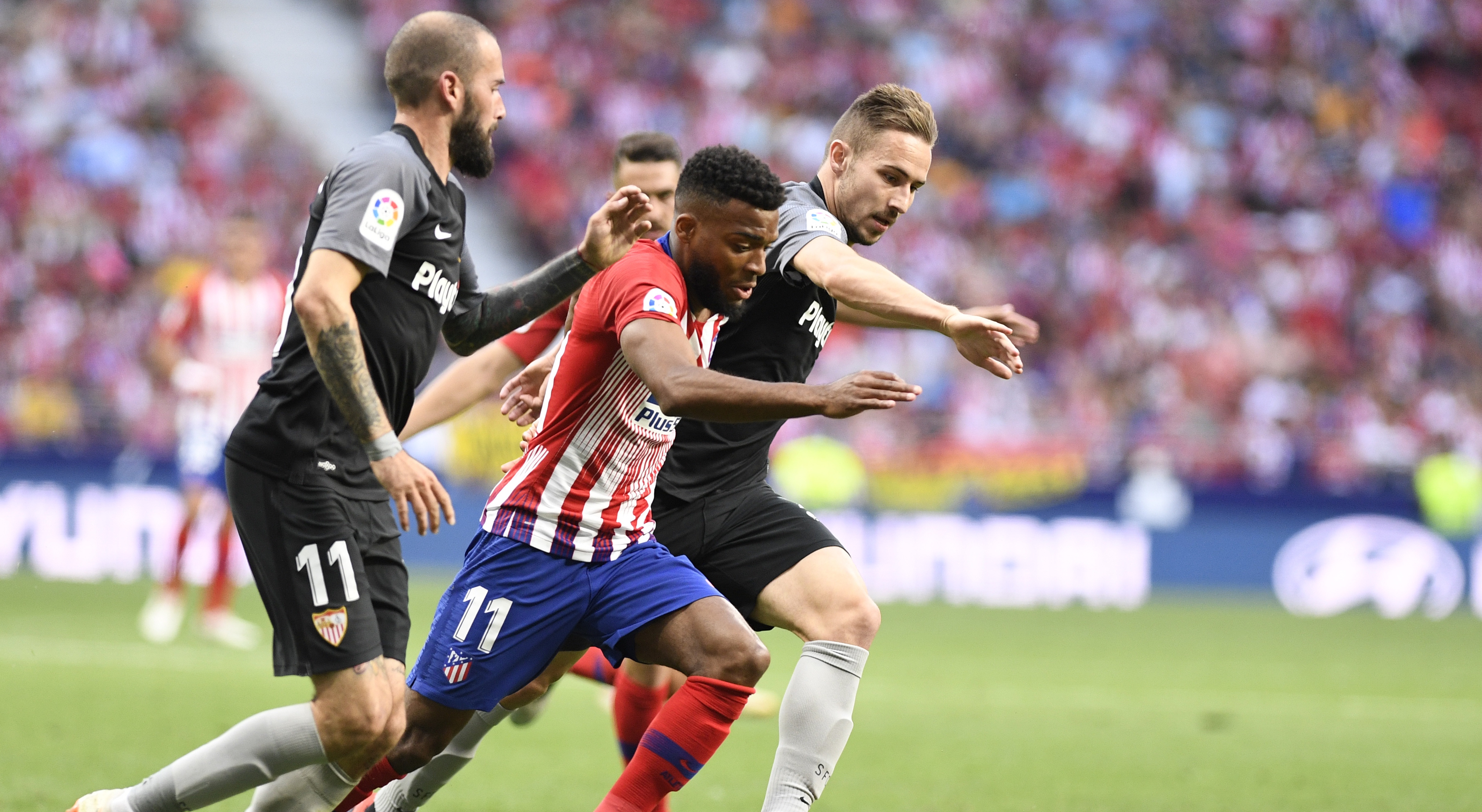 Aleix Vidal ante el Atlético de Madrid 