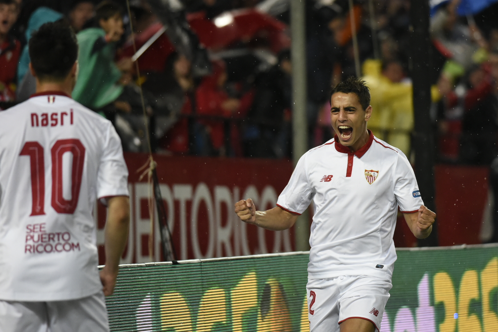 Ben Yedder en el Sevilla FC-Celta de Vigo 