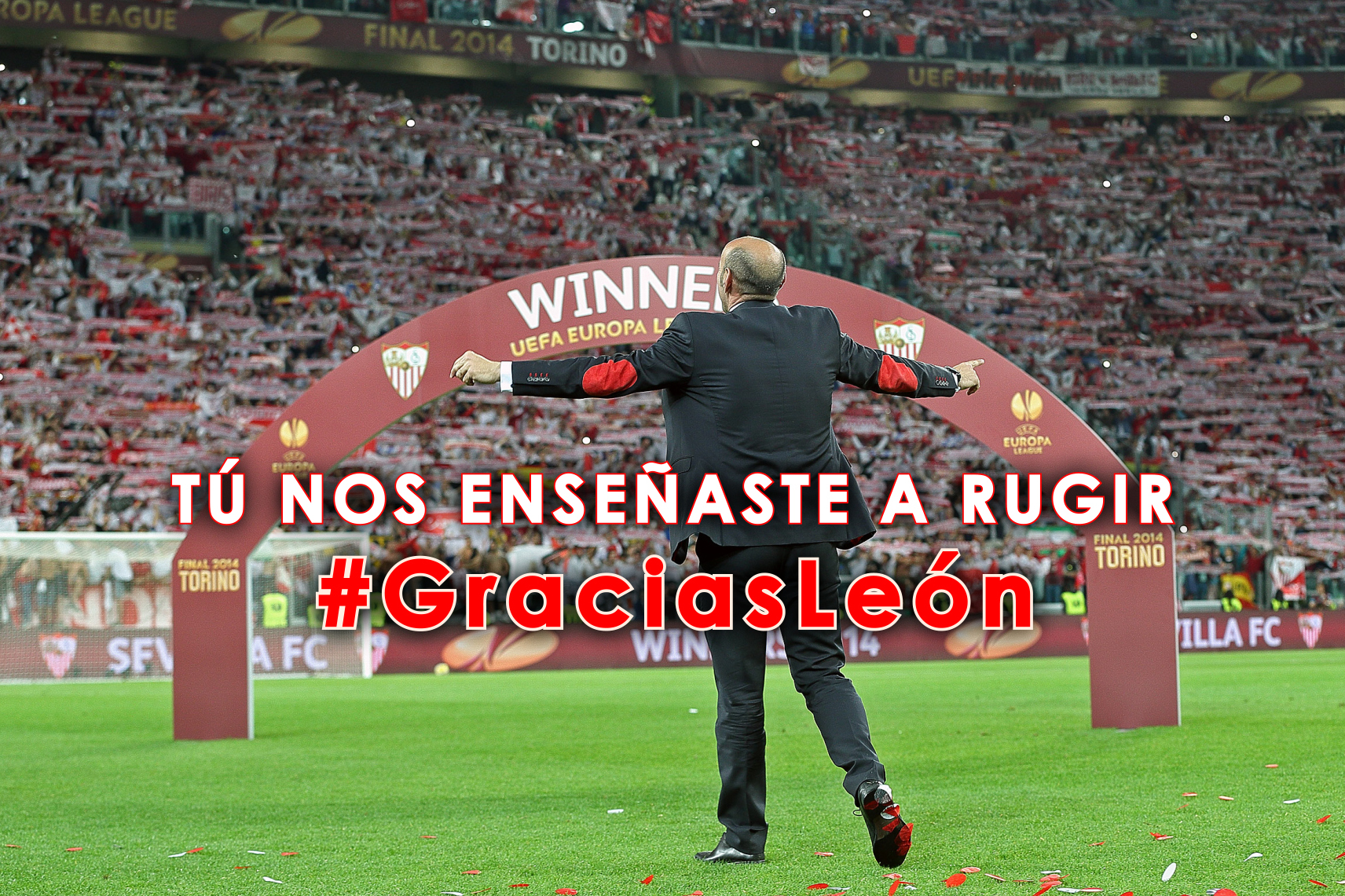 TÚ NOS ENSEÑASTE A RUGIR, #GRACIASLEÓN