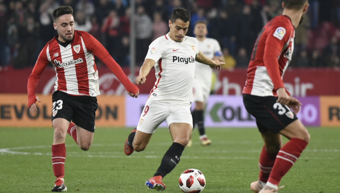 Ben Yedder ante el Athletic 