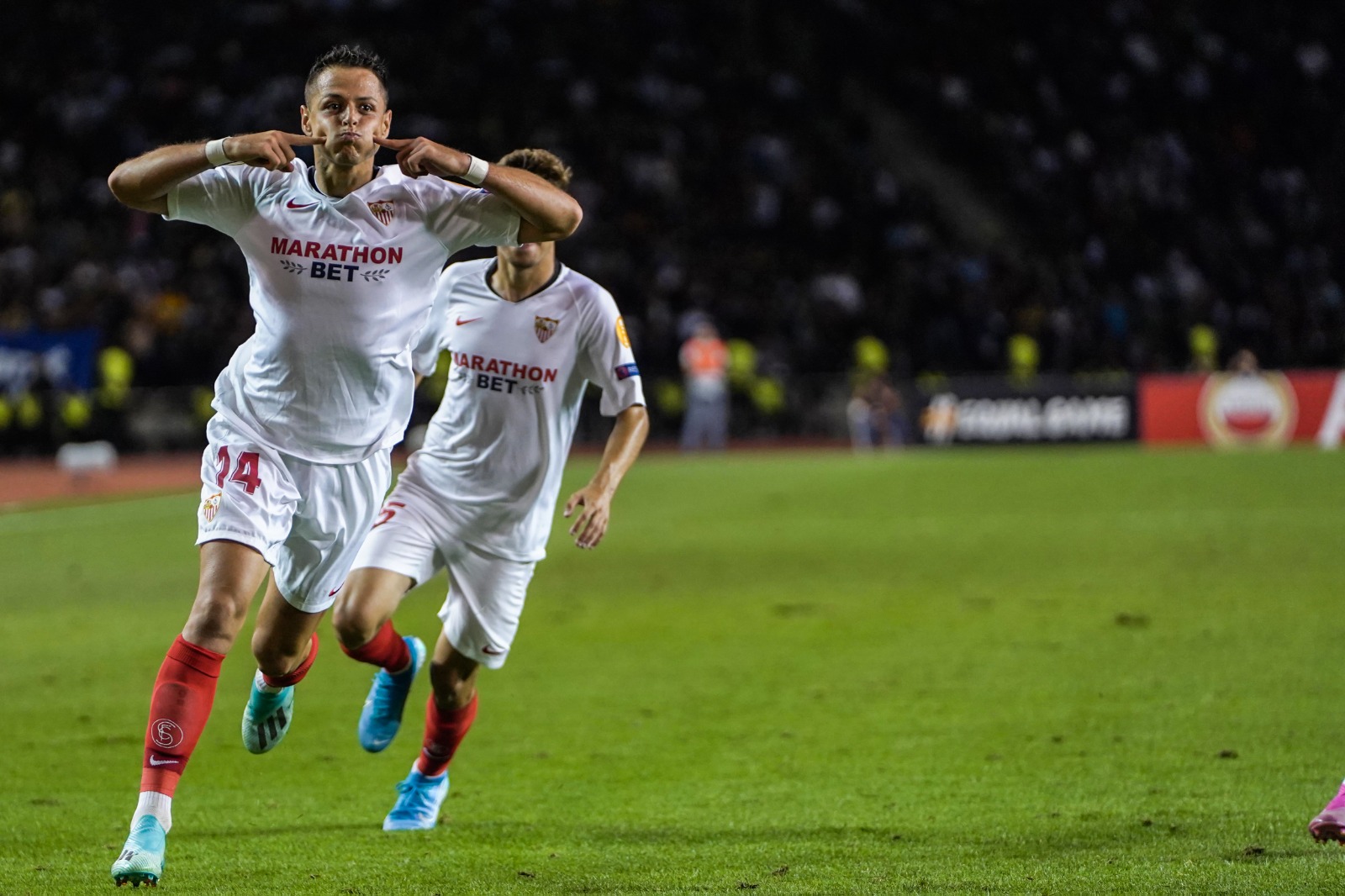 Chicharito Hernández, jugador del Sevilla FC