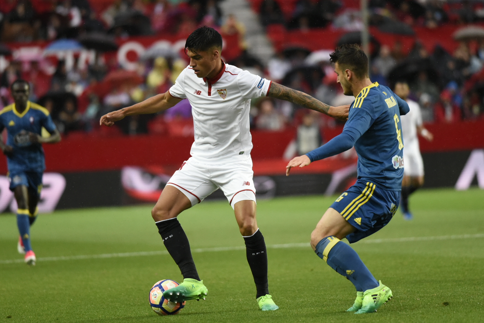 Correa en el partido ante el Celta de Vigo