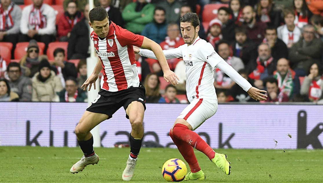 Escudero ante el Athletic 