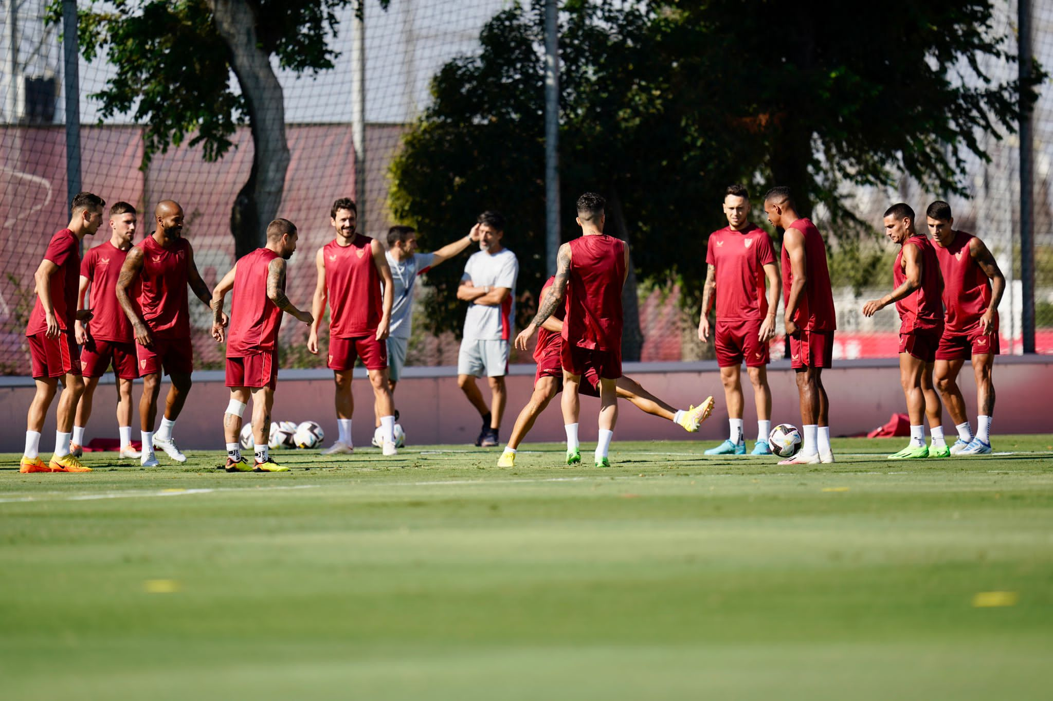 Entrenamiento Sevilla FC