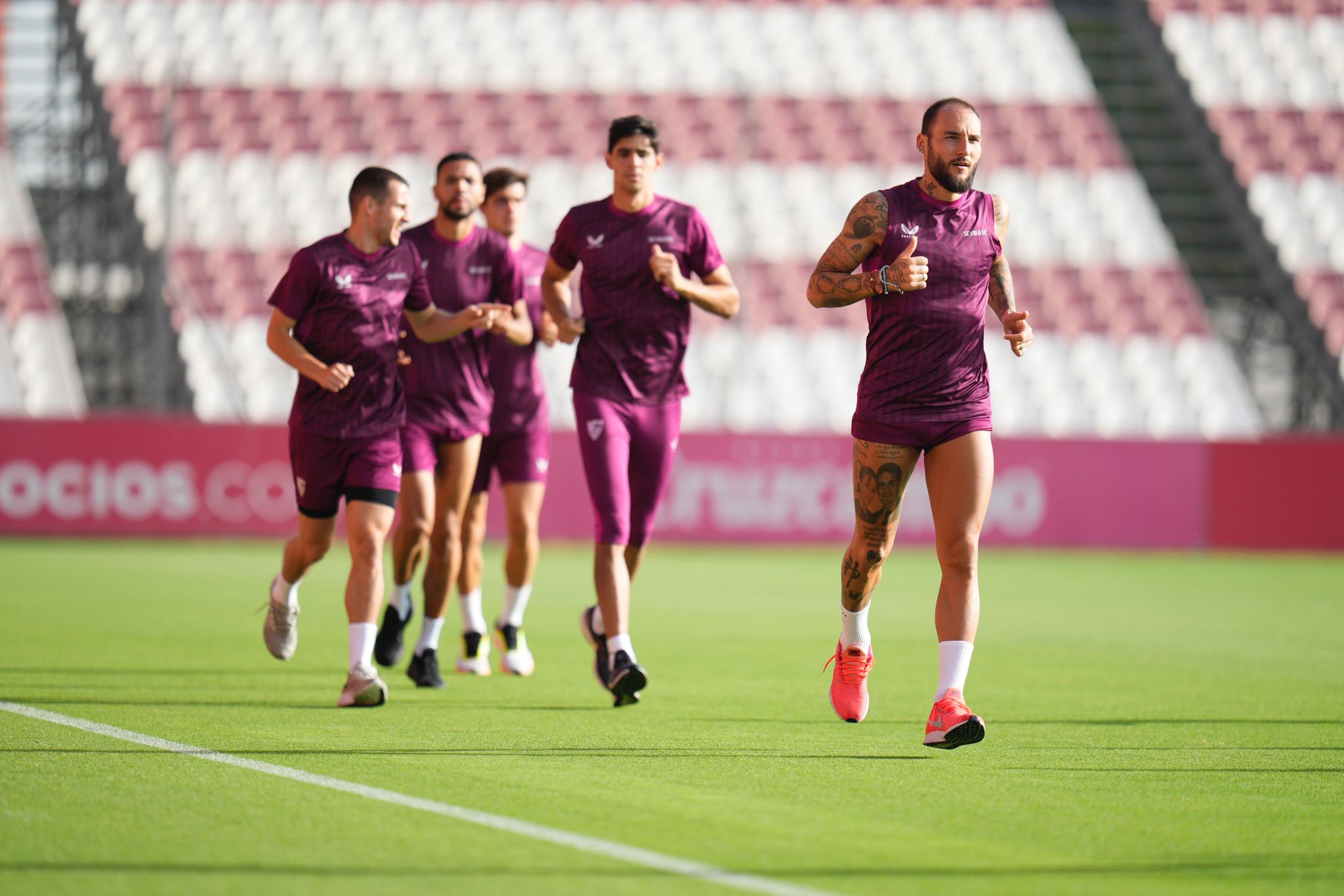 Entrenamiento Sevilla FC