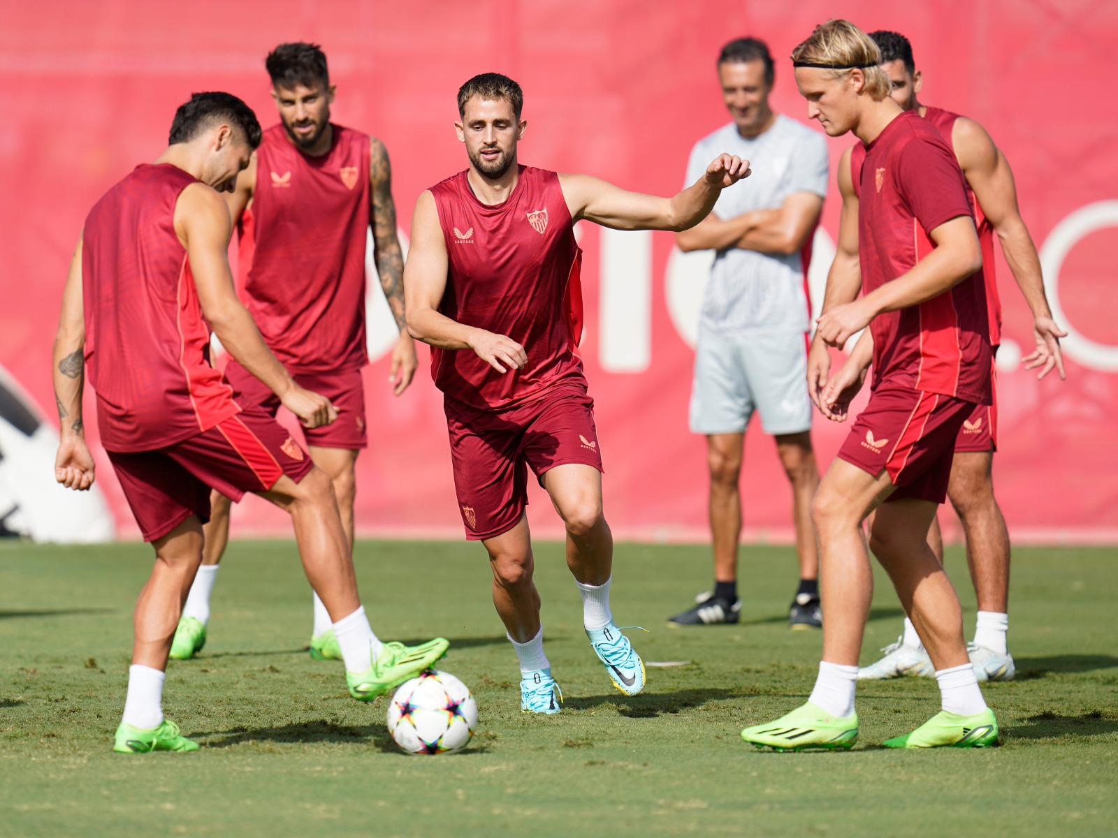 Entrenamiento Sevilla FC