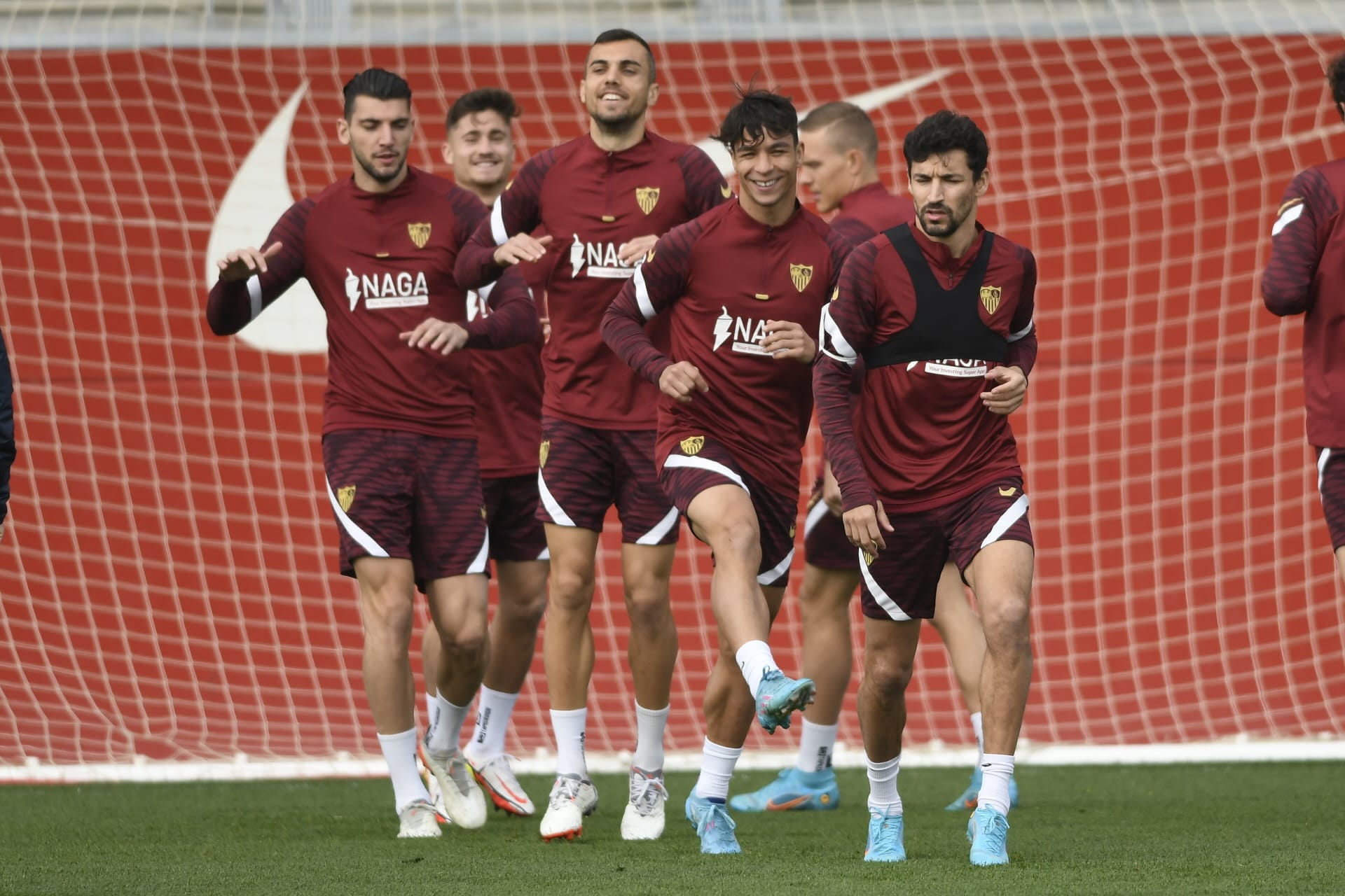 Entrenamiento Sevilla FC