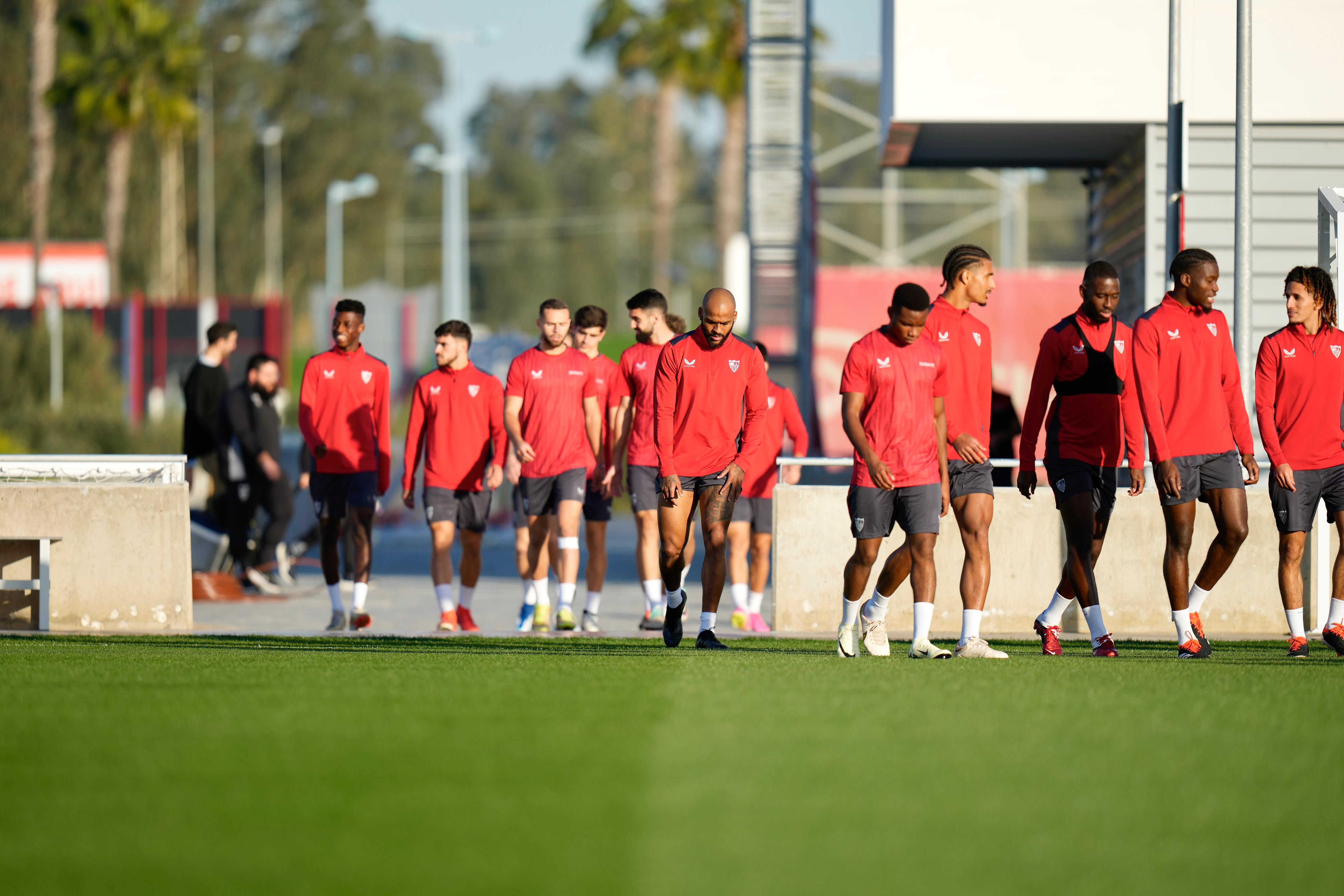 Entrenamiento Sevilla FC