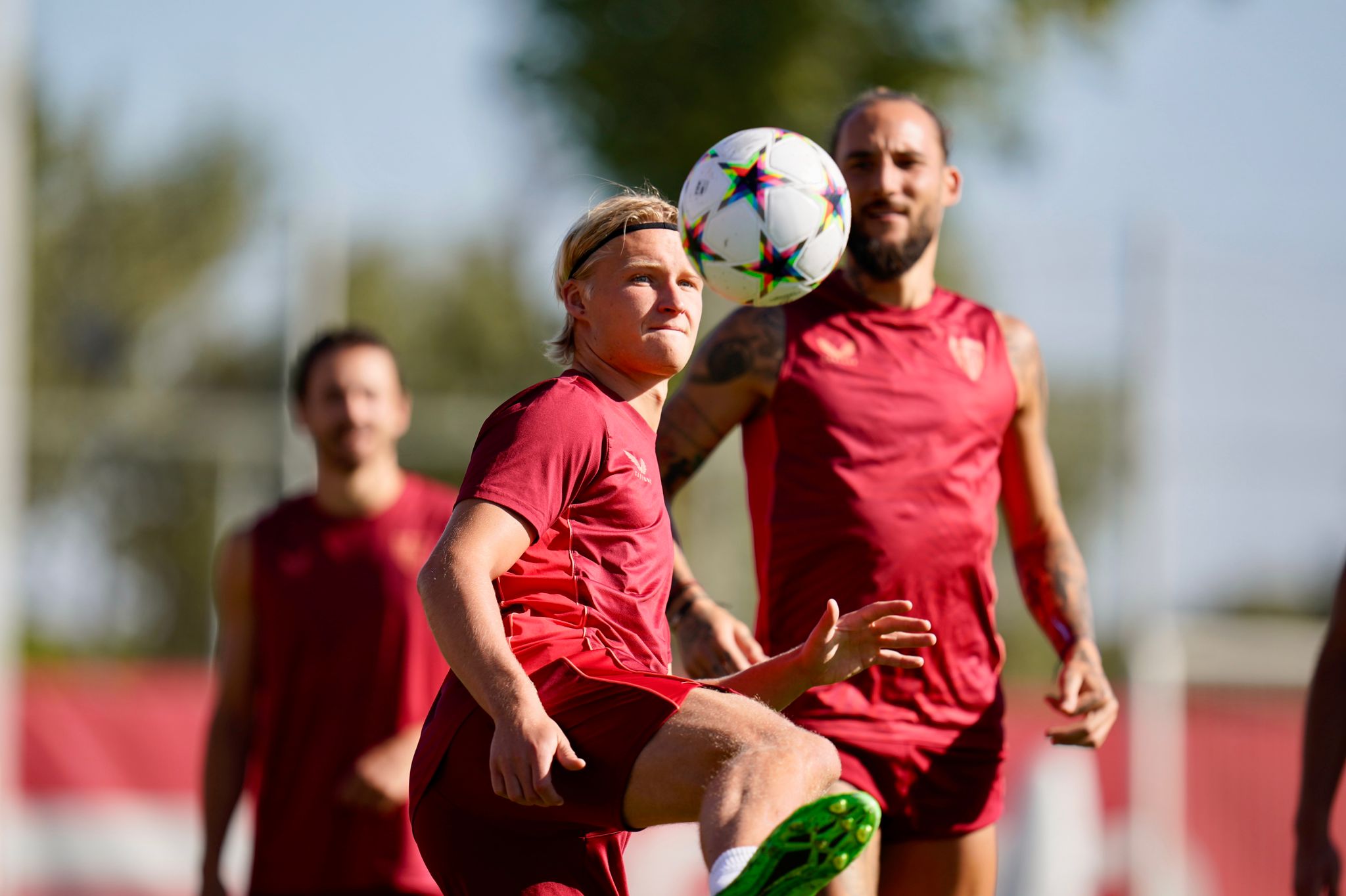 Entrenamiento Sevilla FC