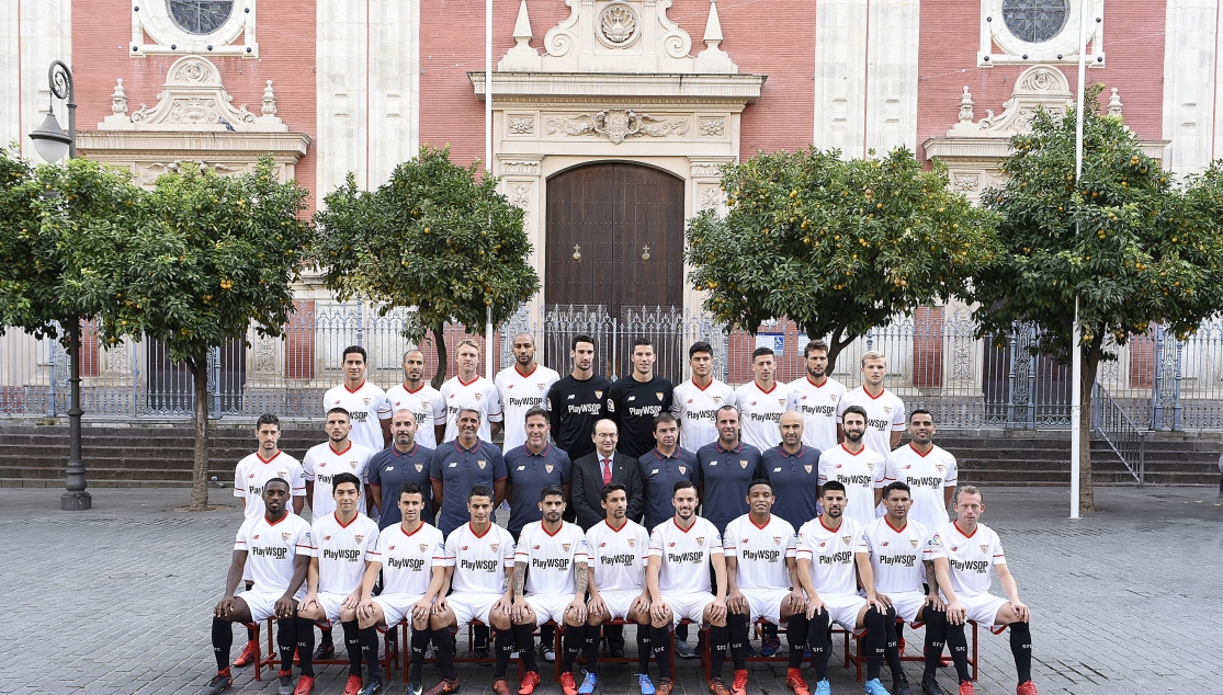 Foto oficial del Sevilla FC en la temporada 17/18