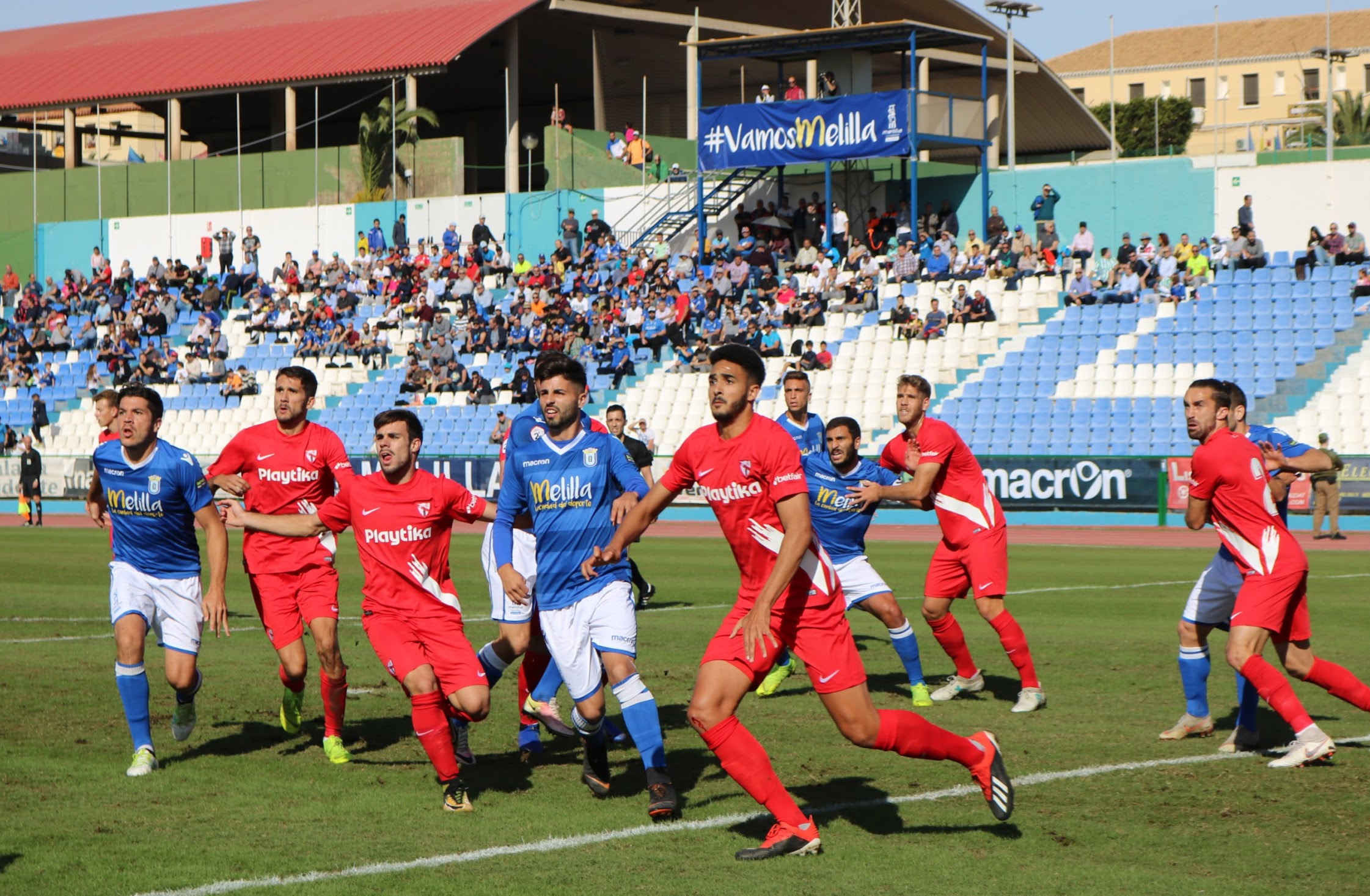 Sevilla Atlético frente a la UD Melilla