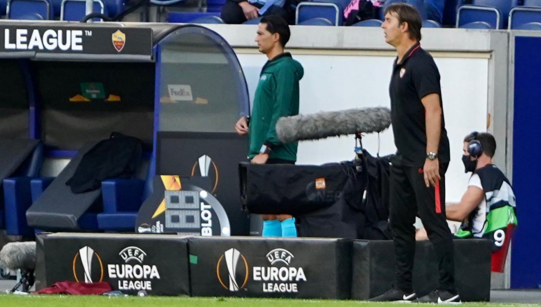 Julen Lopetegui, en el encuentro ante la AS Roma