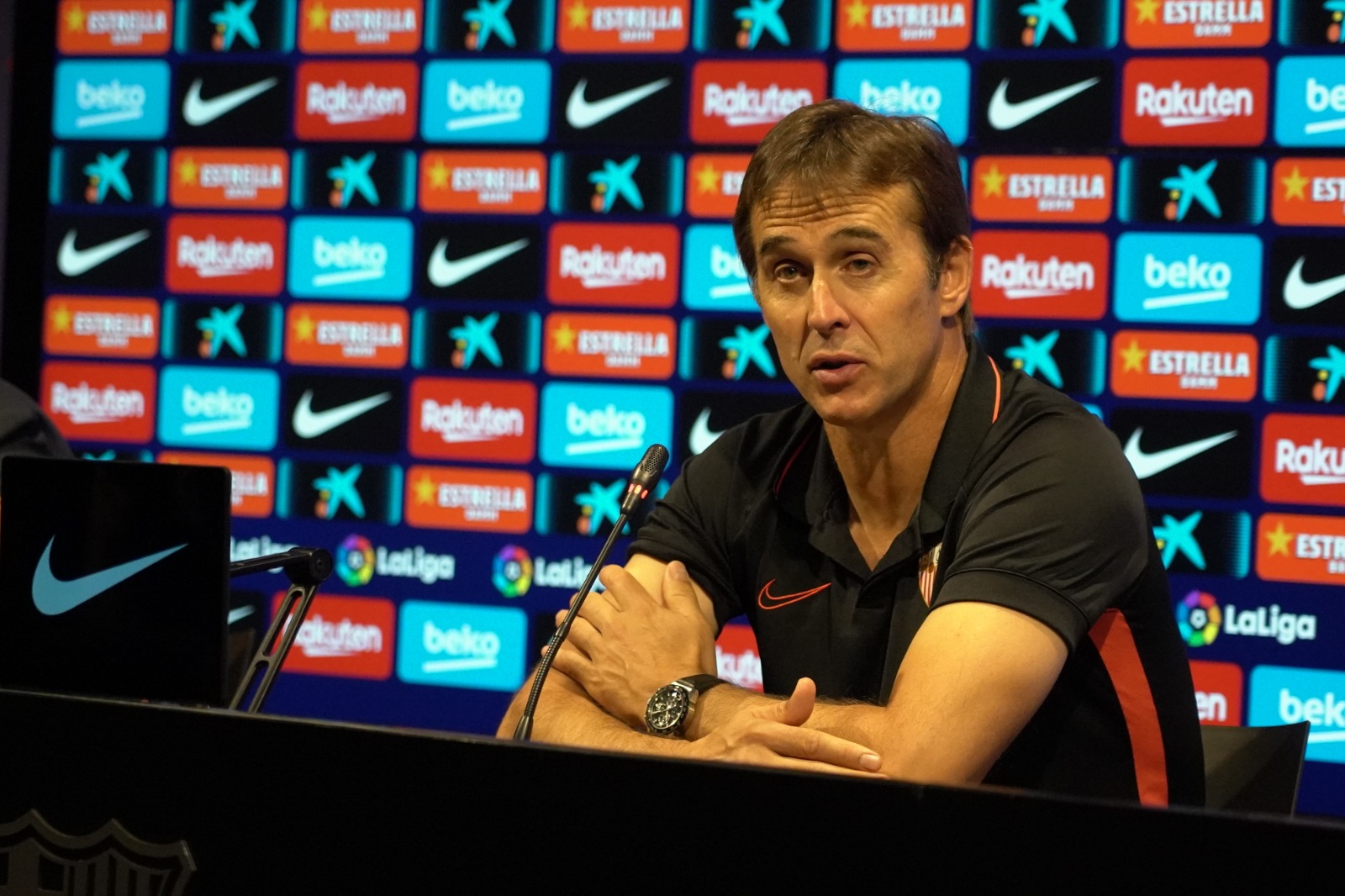 Julen Lopetegui, entrenador del Sevilla FC