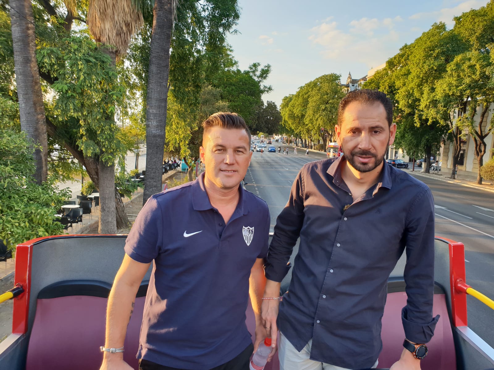 Pablo Machín y Antoñito, una charla de fútbol