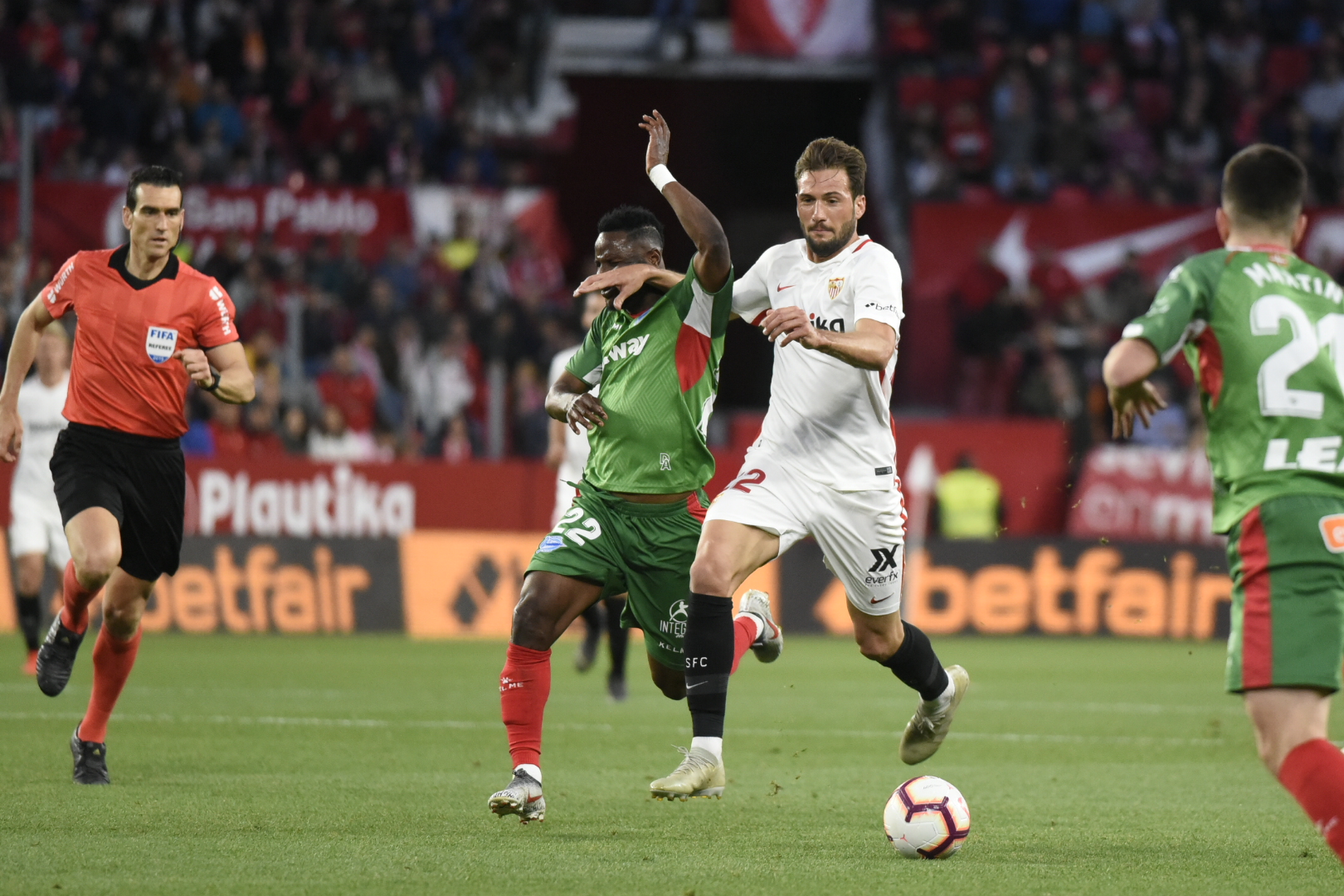 Franco Vázquez, jugador del Sevilla FC