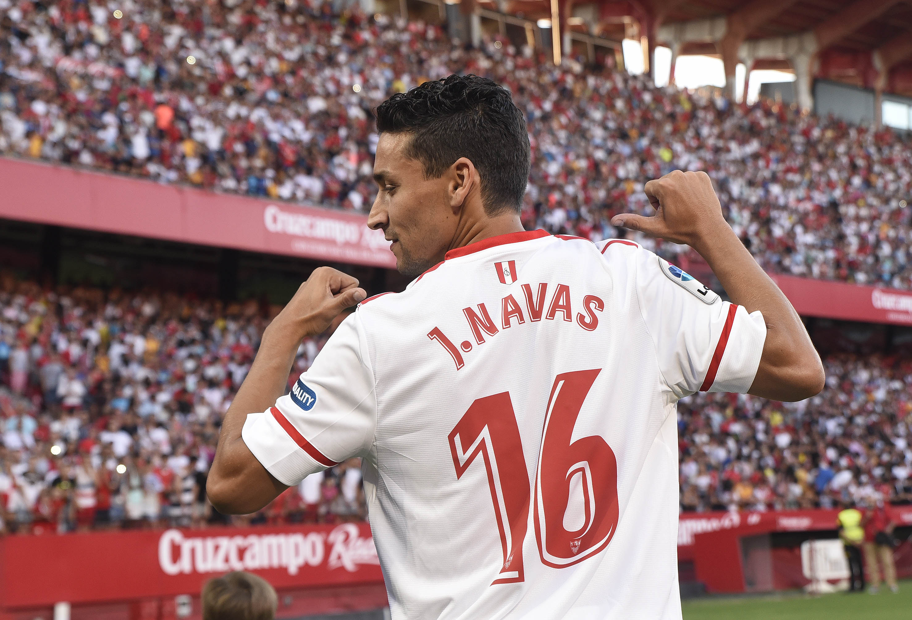 Navas en su presentación 