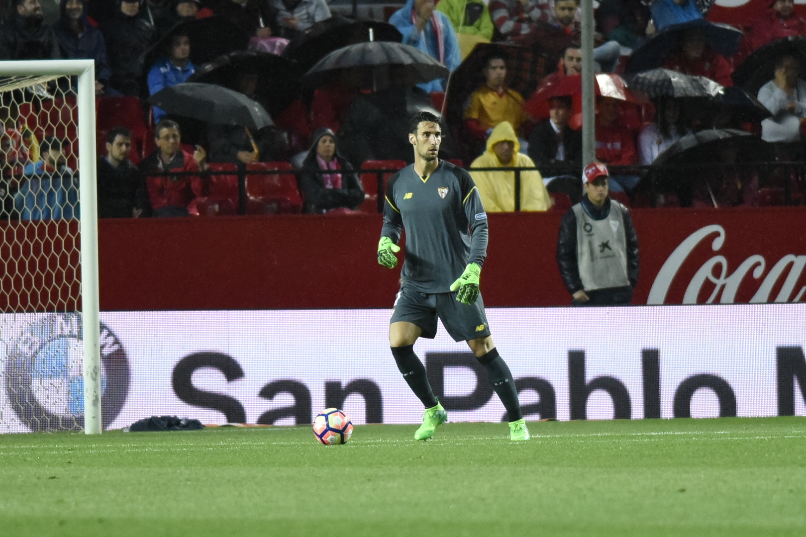 Sergio Rico en el Sevilla FC-Celta de Vigo 