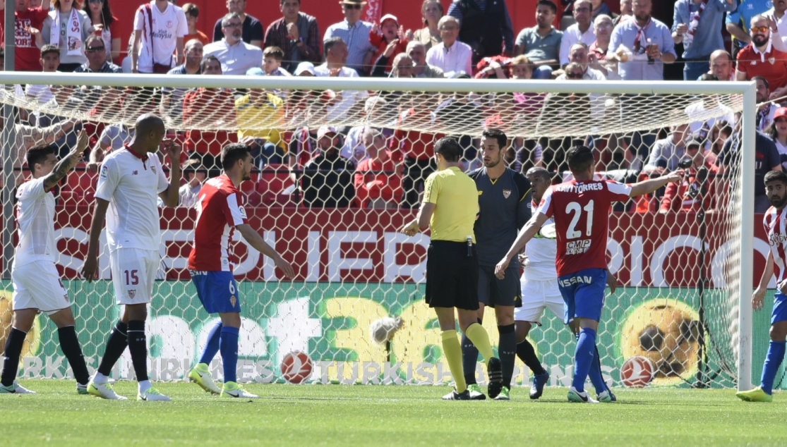 Sergio Rico en el Sevilla FC-Sporting