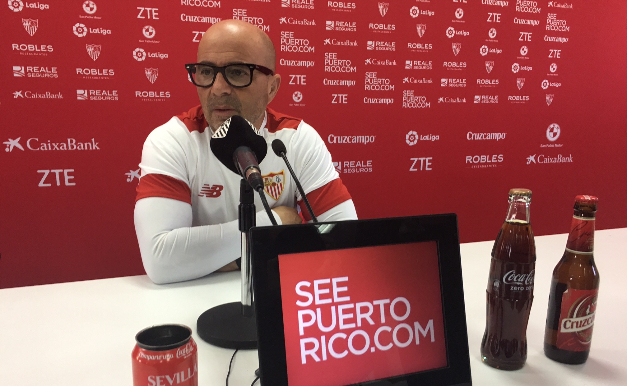 Sampaoli en rueda de prensa