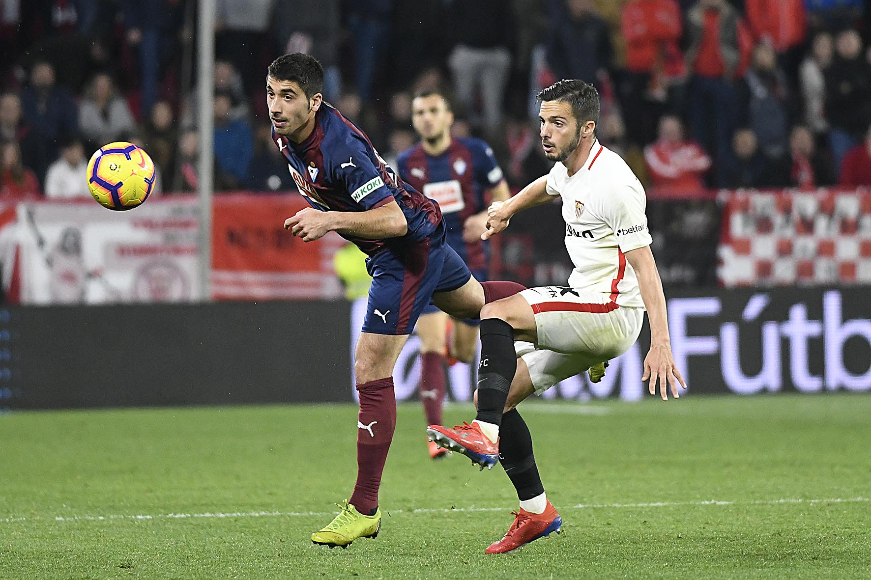 Sarabia del Sevilla FC ante la SD Eibar