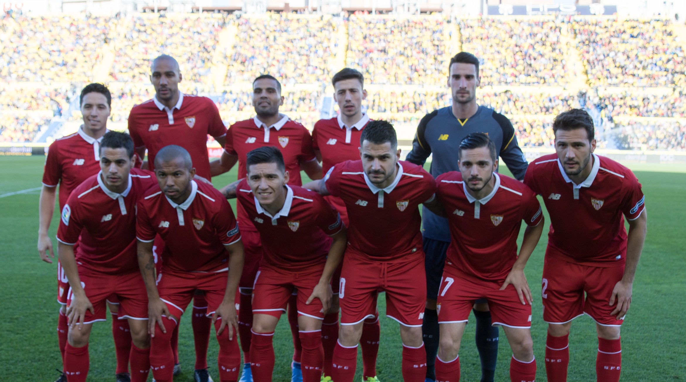 Once titular del Sevilla FC en Las Palmas