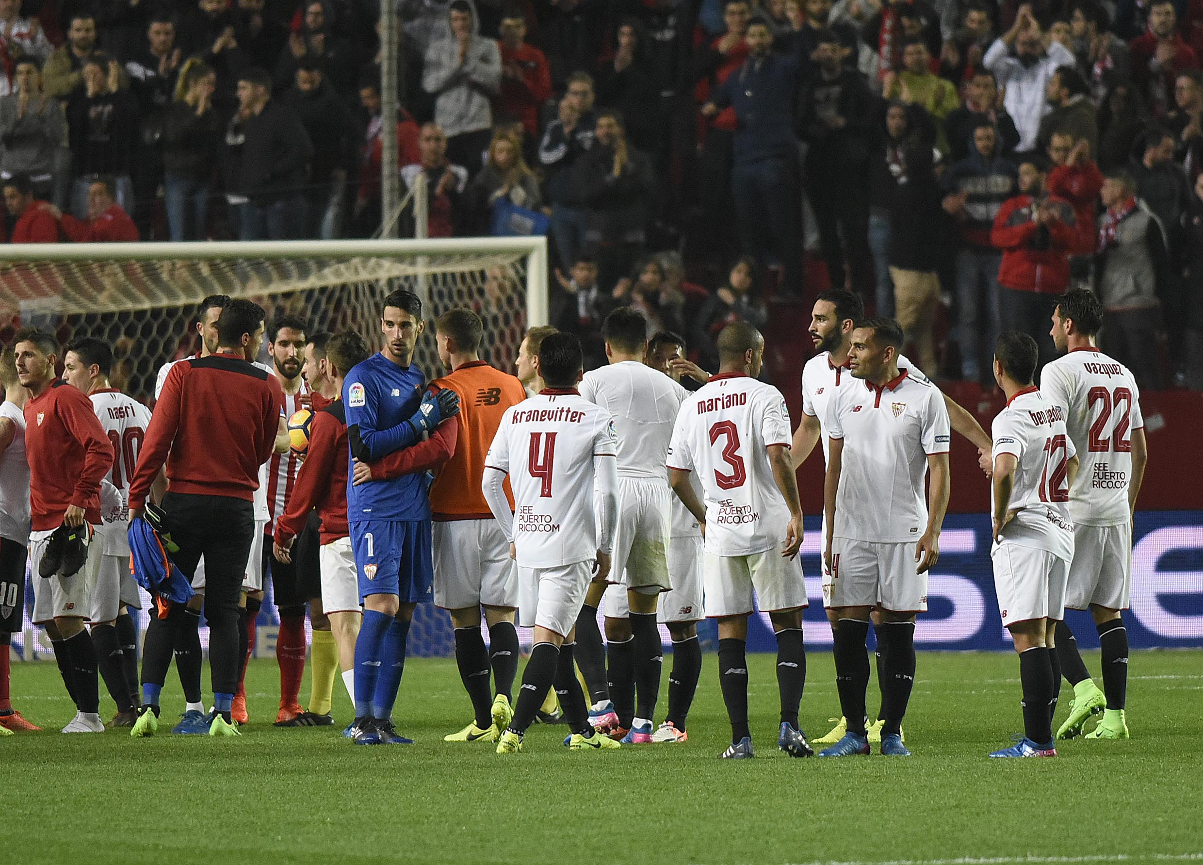 Sergio Rico en el Sevilla FC-Athletic Club 