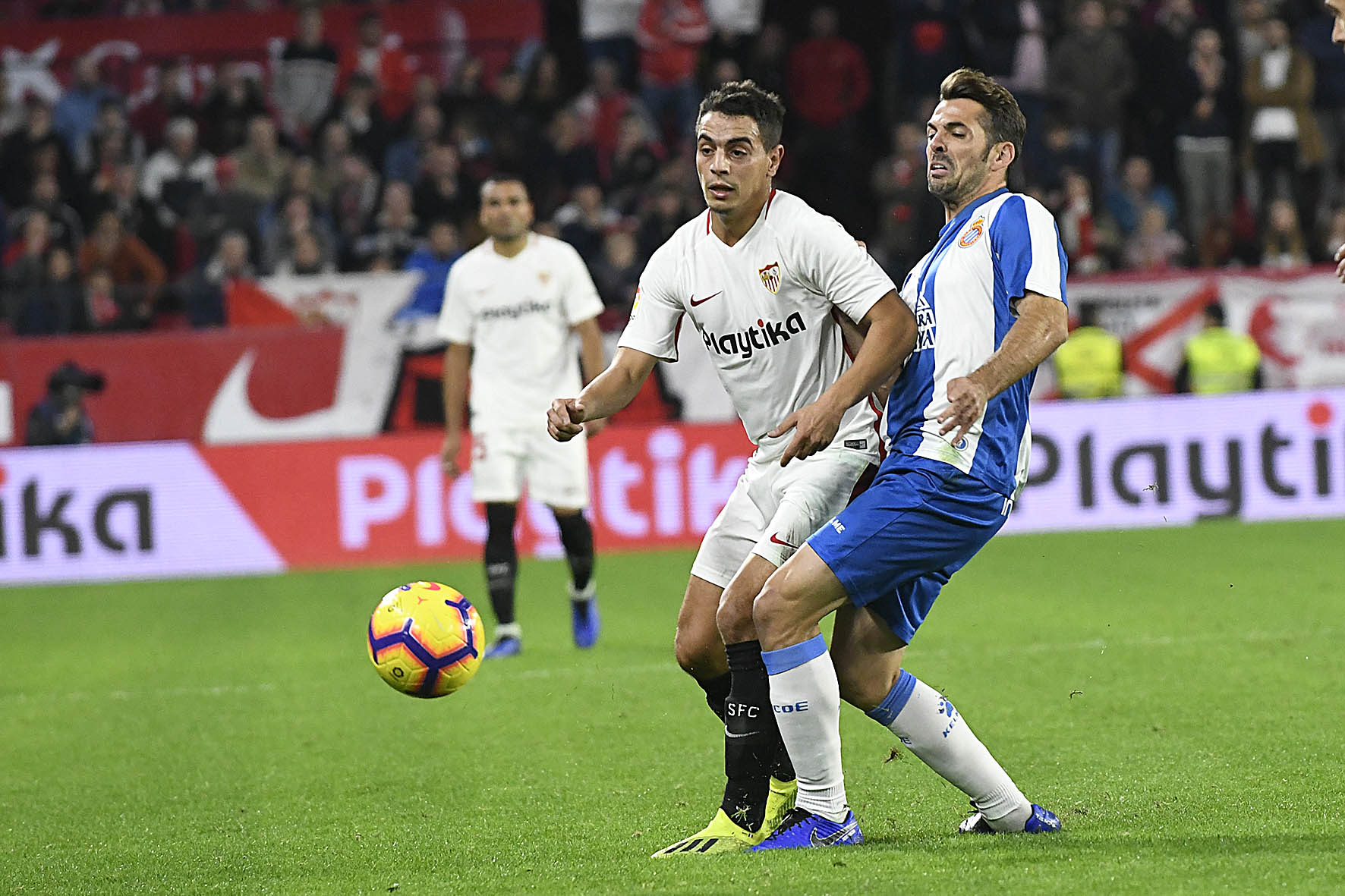 Ben Yedder del Sevilla FC ante el RCD Espanyol