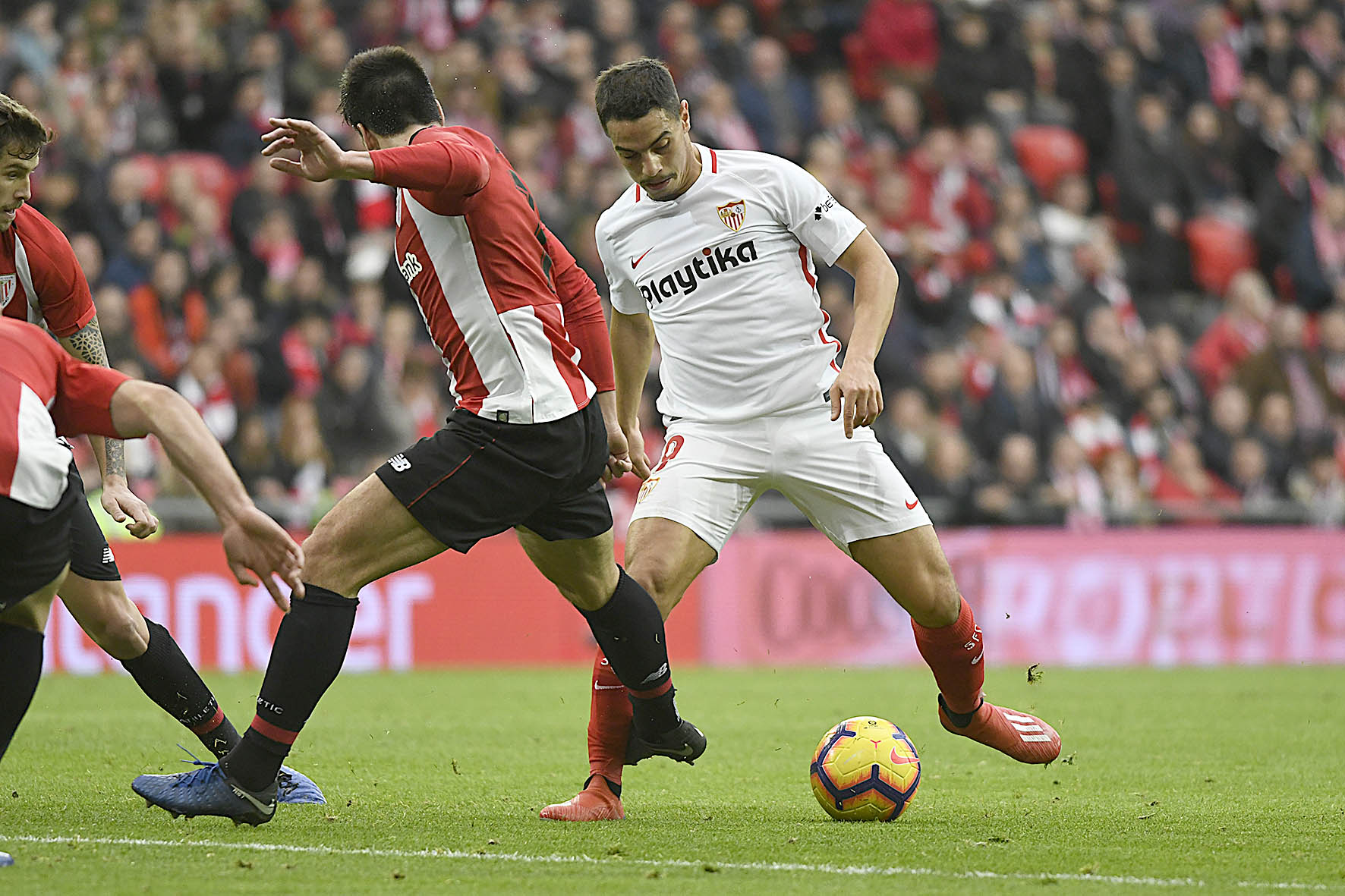 Ben Yedder ante el Athletic