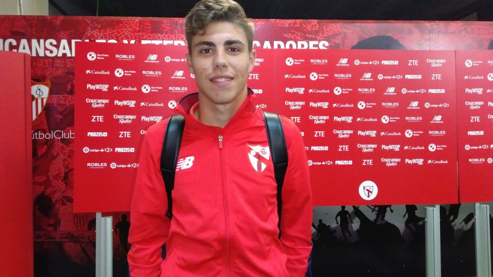 Pozo tras el partido ante el Tenerife