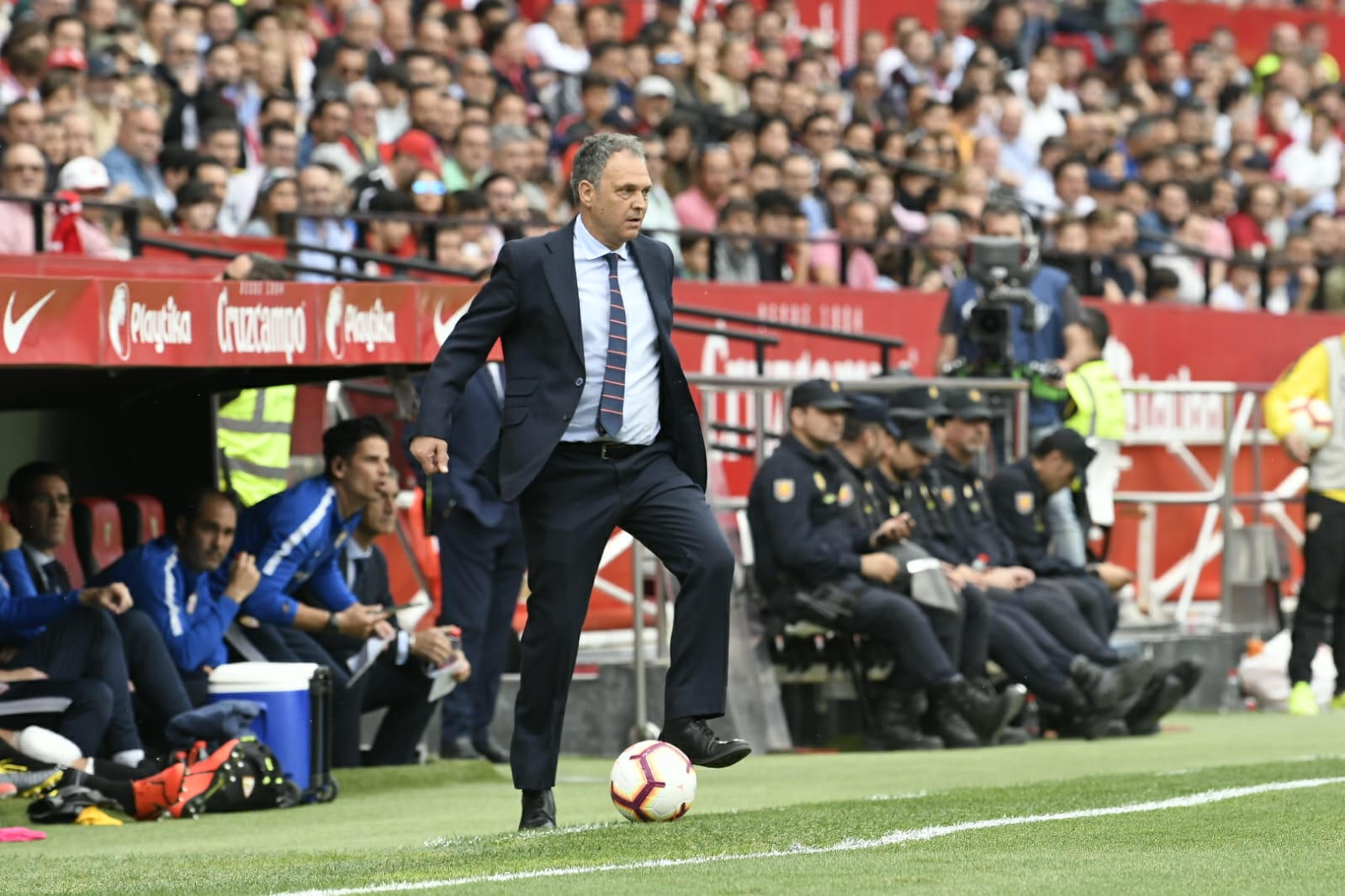 Joaquín Caparrós, entrenador del Sevilla FC