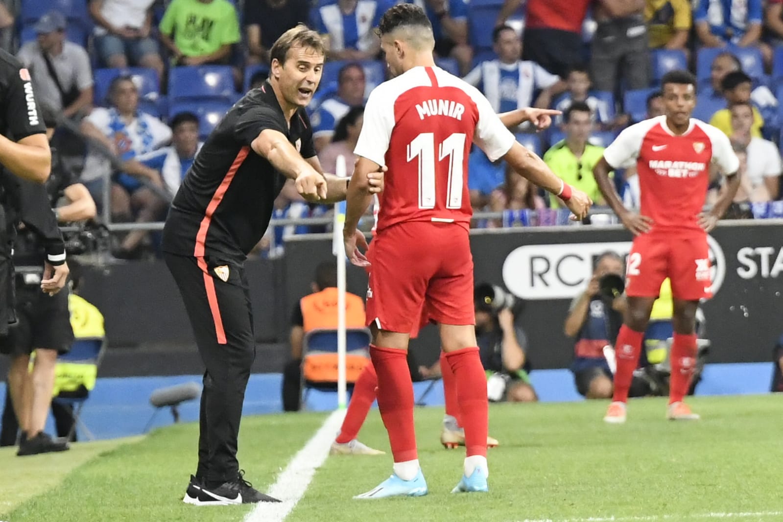 Imagen de Lopetegui y Munir